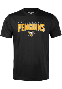 Levelwear Pittsburgh Penguins Black Trigger Veteran Short Sleeve T Shirt