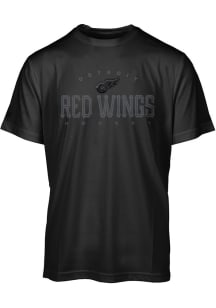 Levelwear Detroit Red Wings Black Anchor Uncontested Short Sleeve T Shirt