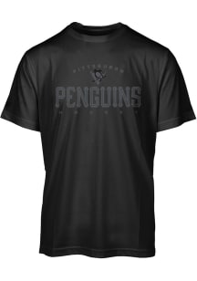 Levelwear Pittsburgh Penguins Black Anchor Uncontested Short Sleeve T Shirt