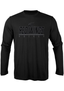 Levelwear Detroit Red Wings Black Anchor Pace Long Sleeve T-Shirt