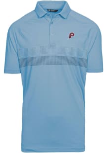 Levelwear Philadelphia Phillies Mens Light Blue Mason Short Sleeve Polo