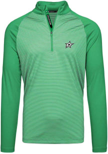 Levelwear Dallas Stars Mens Green Charter Long Sleeve 1/4 Zip Pullover