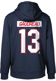 Johnny Gaudreau Columbus Blue Jackets Mens Blue Podium NHL Player Hood Player Hood