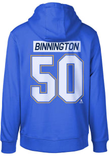 Jordan Binnington St Louis Blues Mens Blue Podium NHL Player Hood Player Hood