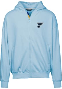 Levelwear St Louis Blues Mens Light Blue Uphill Long Sleeve Full Zip Jacket