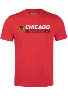 Levelwear Chicago Blackhawks Red Richmond Short Sleeve T Shirt