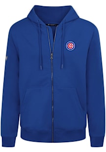 Levelwear Chicago Cubs Mens Blue Podium Long Sleeve Full Zip Jacket