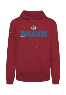 Levelwear Colorado Avalanche Mens Cardinal Podium Long Sleeve Hoodie