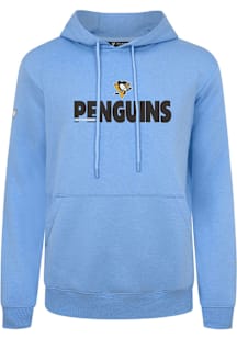 Levelwear Pittsburgh Penguins Mens Light Blue Podium Long Sleeve Hoodie