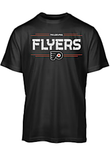 Levelwear Philadelphia Flyers Black Anthem Design Short Sleeve T Shirt