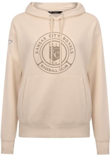 Levelwear Kansas City Royals Womens White Adorn Gateway Hooded Sweatshirt