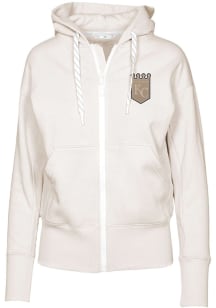 Levelwear Kansas City Royals Womens White Gardinia Long Sleeve Full Zip Jacket