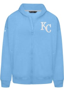 Levelwear Kansas City Royals Mens Light Blue Uphill Long Sleeve Full Zip Jacket