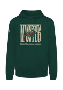 Levelwear Minnesota Wild Mens Green Podium Long Sleeve Hoodie