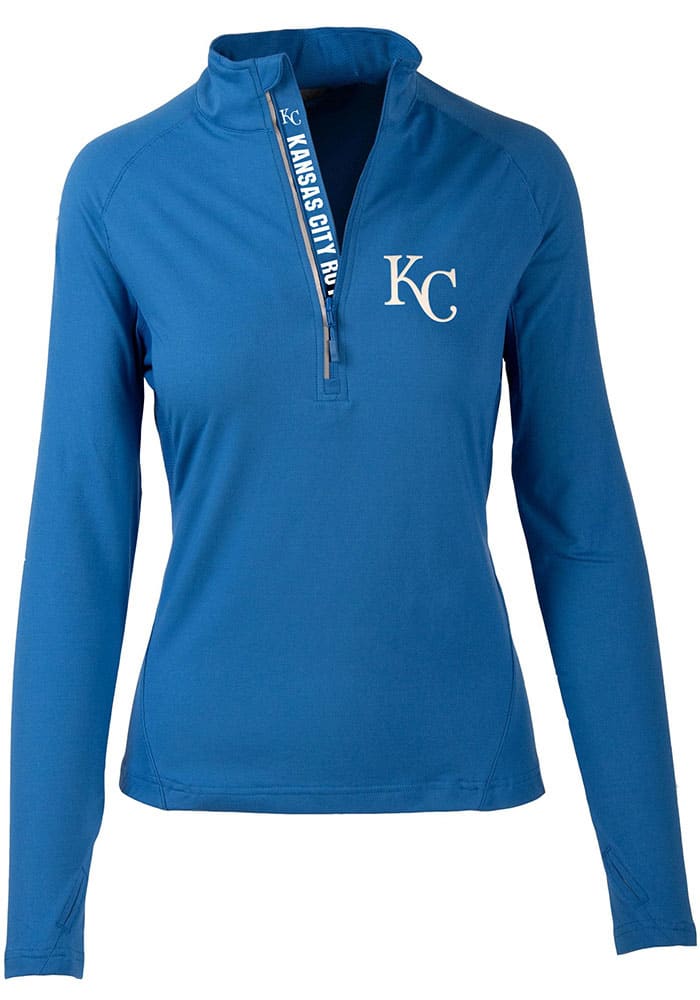 Levelwear Kansas City Royals Women's Black Cover Dress Hooded Sweatshirt, Black, 66% Cotton / 34% POLYESTER, Size L, Rally House