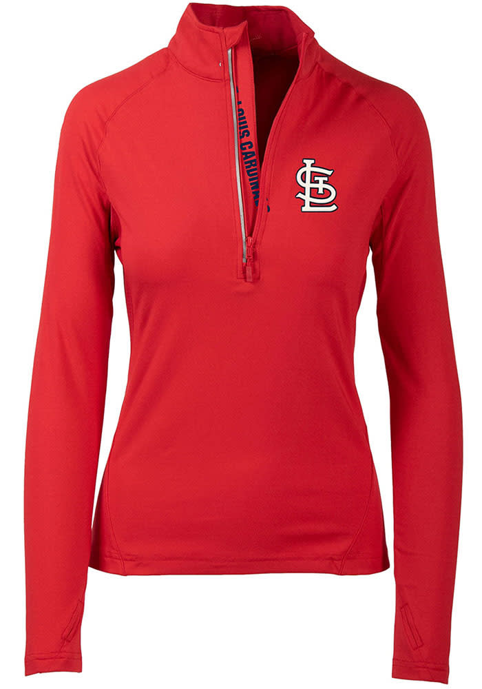 Levelwear St Louis Cardinals Red Dimension Long Sleeve Hoodie, Red, 88% Polyester / 12% SPANDEX, Size S, Rally House