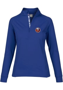Levelwear New York Islanders Womens Blue Essence 1/4 Zip Pullover