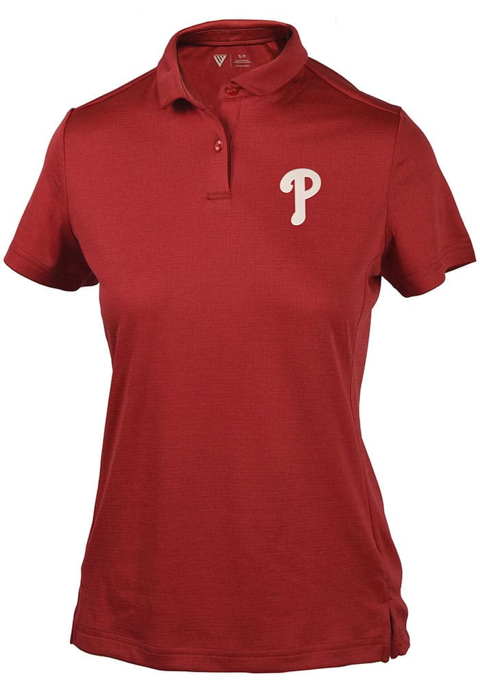 Women's Levelwear Red Philadelphia Phillies Ivy Polo