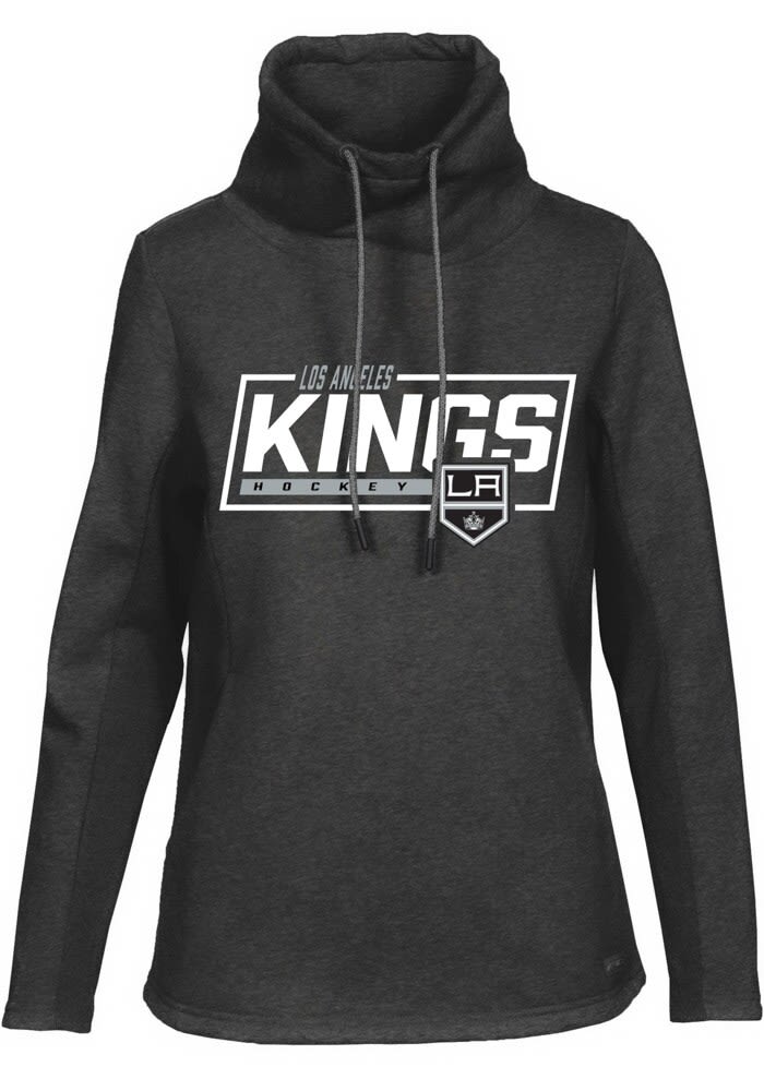 Los Angeles Kings Levelwear Womens Black Loop Long Sleeve Pullover