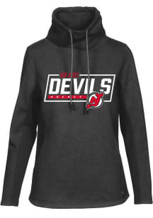Levelwear New Jersey Devils Womens Black Loop Long Sleeve Pullover