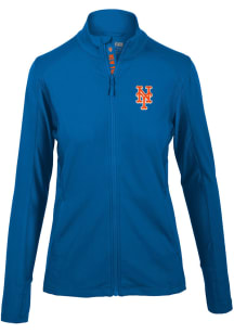 Levelwear New York Mets Womens Blue Alyssa Long Sleeve Track Jacket
