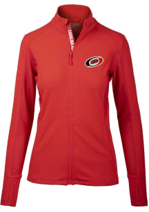 Levelwear Carolina Hurricanes Womens Red Alyssa Long Sleeve Track Jacket