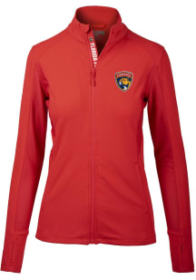Levelwear Florida Panthers Womens Red Alyssa Long Sleeve Track Jacket