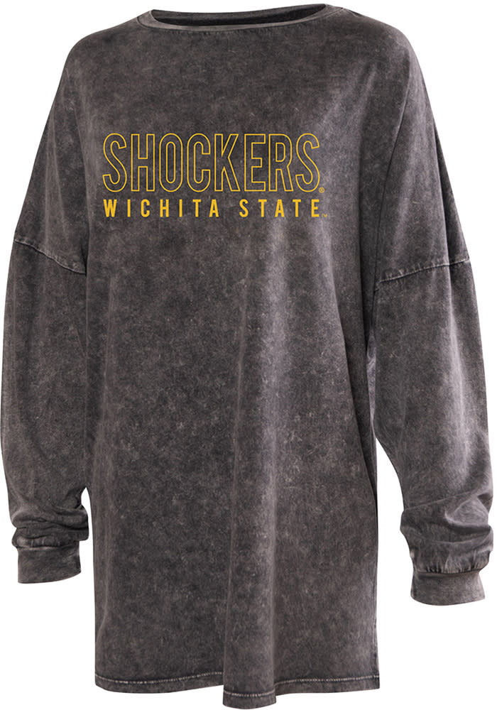 Wichita State Shockers Womens Grey College LS Tee