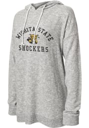 Wichita State Shockers Womens Grey Cozy Hooded Sweatshirt