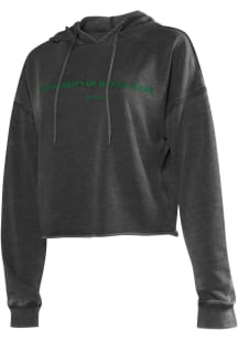 North Texas Mean Green Womens Charcoal Campus Hooded Sweatshirt