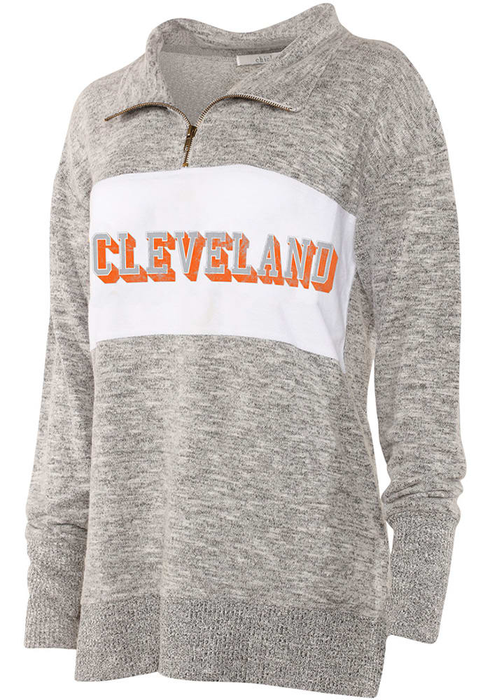 Cleveland Womens Terracotta Wordmark Unisex Long Sleeve Crew