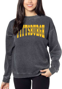 Pittsburgh Womens Charcoal Campus Crew Crew Sweatshirt