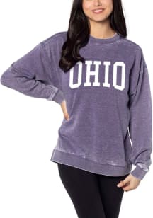 Ohio Womens Purple Campus Crew Crew Sweatshirt