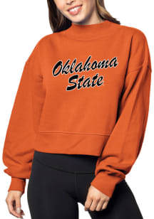 Oklahoma State Cowboys Womens Orange Hailey Crew Sweatshirt