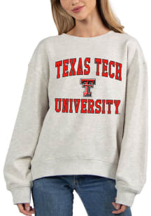 Texas Tech Red Raiders Womens Grey Old School Crew Sweatshirt