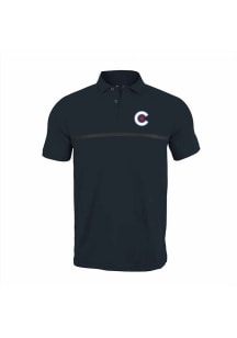 Levelwear Chicago Cubs Mens Navy Blue City Connect Sector Short Sleeve Polo