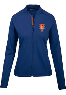 Levelwear New York Mets Womens Blue Ezra Long Sleeve Track Jacket