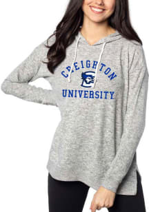 Creighton Bluejays Womens Grey Tunic Hooded Sweatshirt