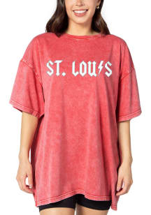 St. Louis Cardinal Mineral Wash Band Short Sleeve T-Shirt