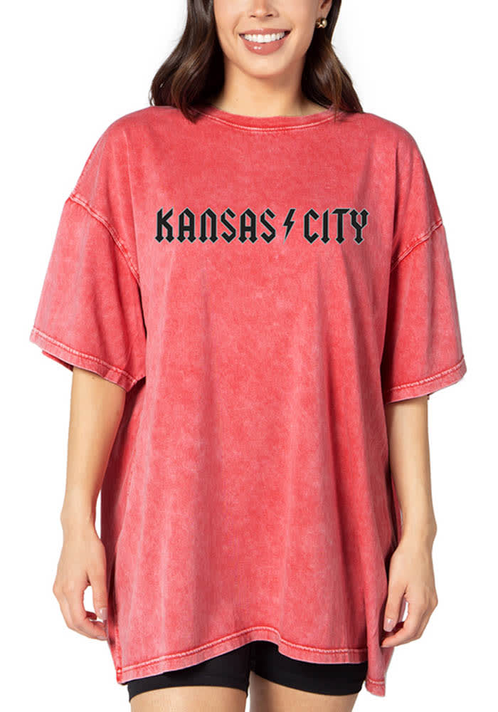 Kansas City Cardinal Mineral Wash Band Short Sleeve T-Shirt