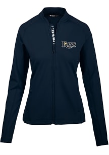 Levelwear Tampa Bay Rays Womens Navy Blue Ezra Long Sleeve Track Jacket