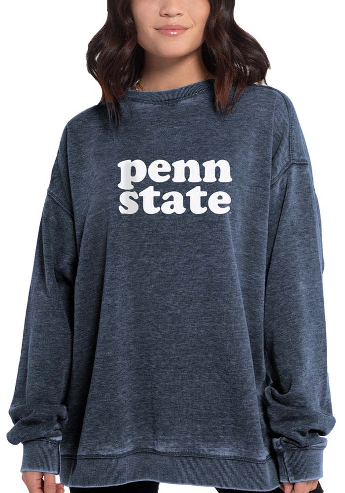 Penn State Nittany Lions Womens Navy Blue Campus Crew Sweatshirt