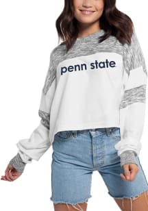 Penn State Nittany Lions Womens White Cozy Colorblock LS Tee