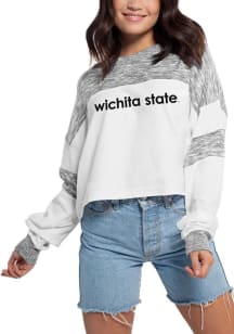 Wichita State Shockers Womens White Cozy Colorblock LS Tee