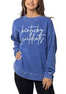 Kentucky Wildcats Womens Blue Campus Crew Sweatshirt