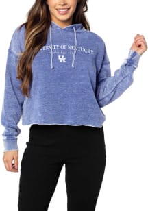 Kentucky Wildcats Womens Blue Campus Hooded Sweatshirt