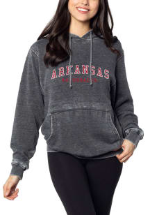 Arkansas Razorbacks Womens Charcoal Everybody Hooded Sweatshirt