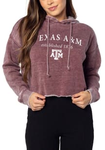 Texas A&amp;M Aggies Womens Maroon Campus Hooded Sweatshirt