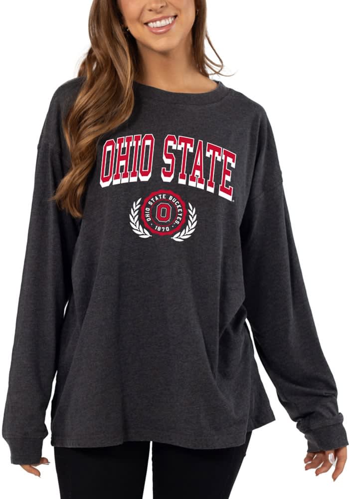 Ohio State Buckeyes Womens Black Forever LS Tee