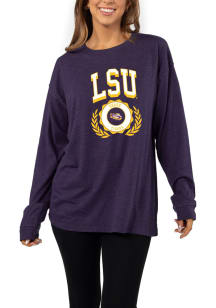 LSU Tigers Womens Purple Forever LS Tee